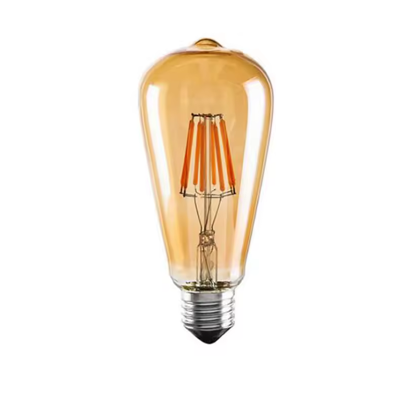 LED ST64 3W 6W 9W 12W 15W 18W Warm White Intage Edison Filament Bulb Dimmable E27 B22 110V 220V 360 Degree Energy Light Lamp