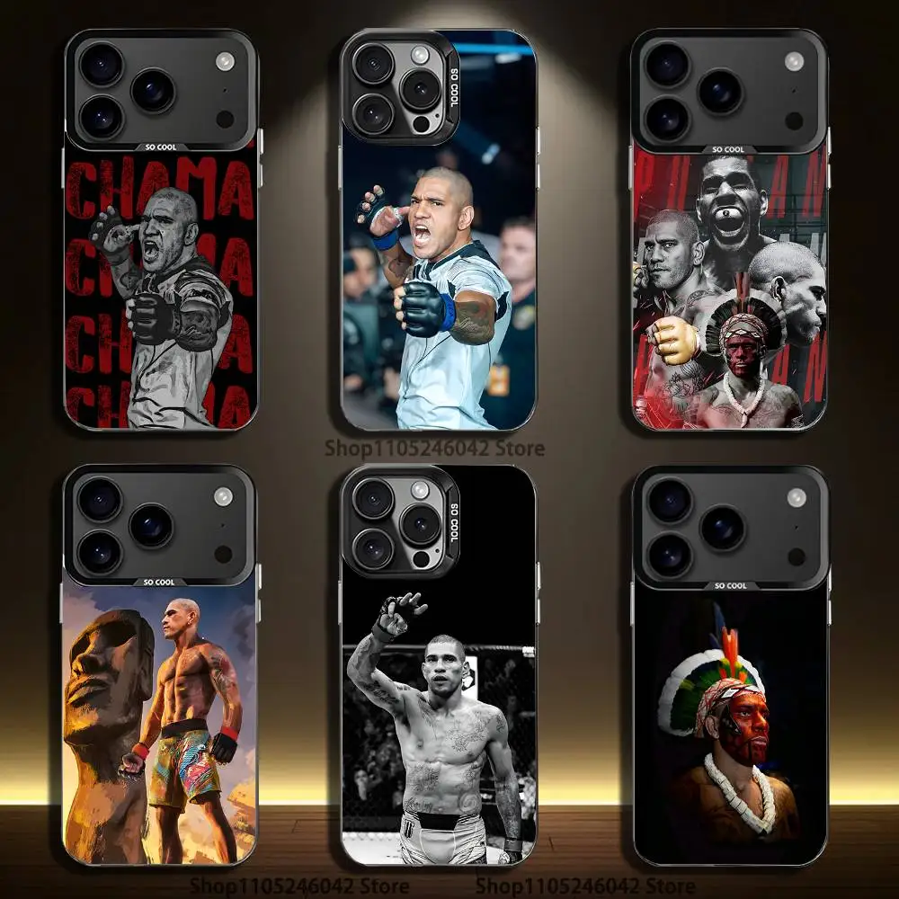 

Fighting Pereira Alex For Black Candy Matte Cover iPhone 17,16,15,14,13,12,11,Mini,Pro,E,SE4,XS,MAX