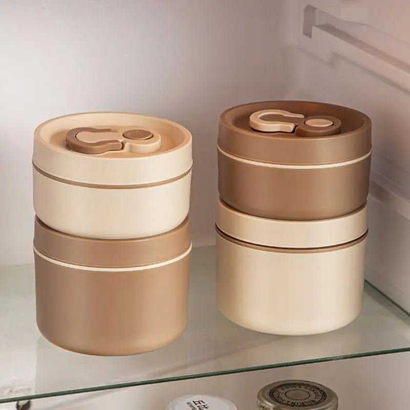 

650ml Insulated Lunch Box Stainless Steel Food Grade Portable Bento Box for Work Thermal Meal Bag High Appearance