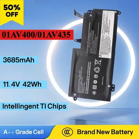 42Wh 01AV400 01AV435 Laptop Battery for Lenovo Thinkpad S2 13 20GL 13.3" Chromebook Series 01AV437 01AV401 01AV436 SB10K97593