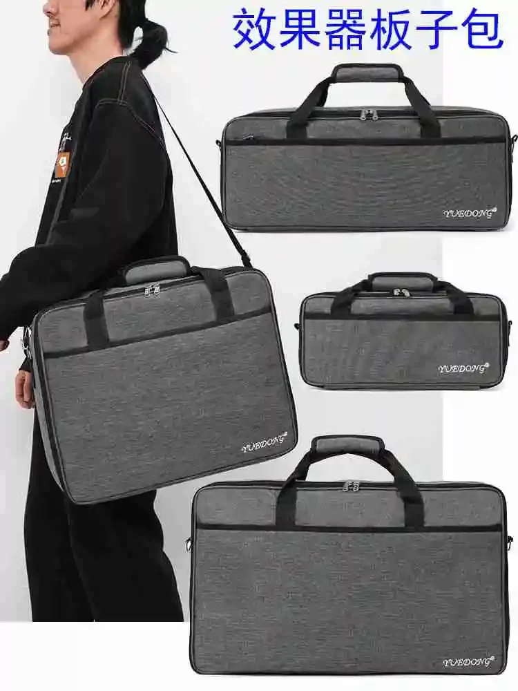 Electric Guitar Pedal Board Bag Oxford Cloth Protective Carrying Case for Pedalboard and Musical Equipment
