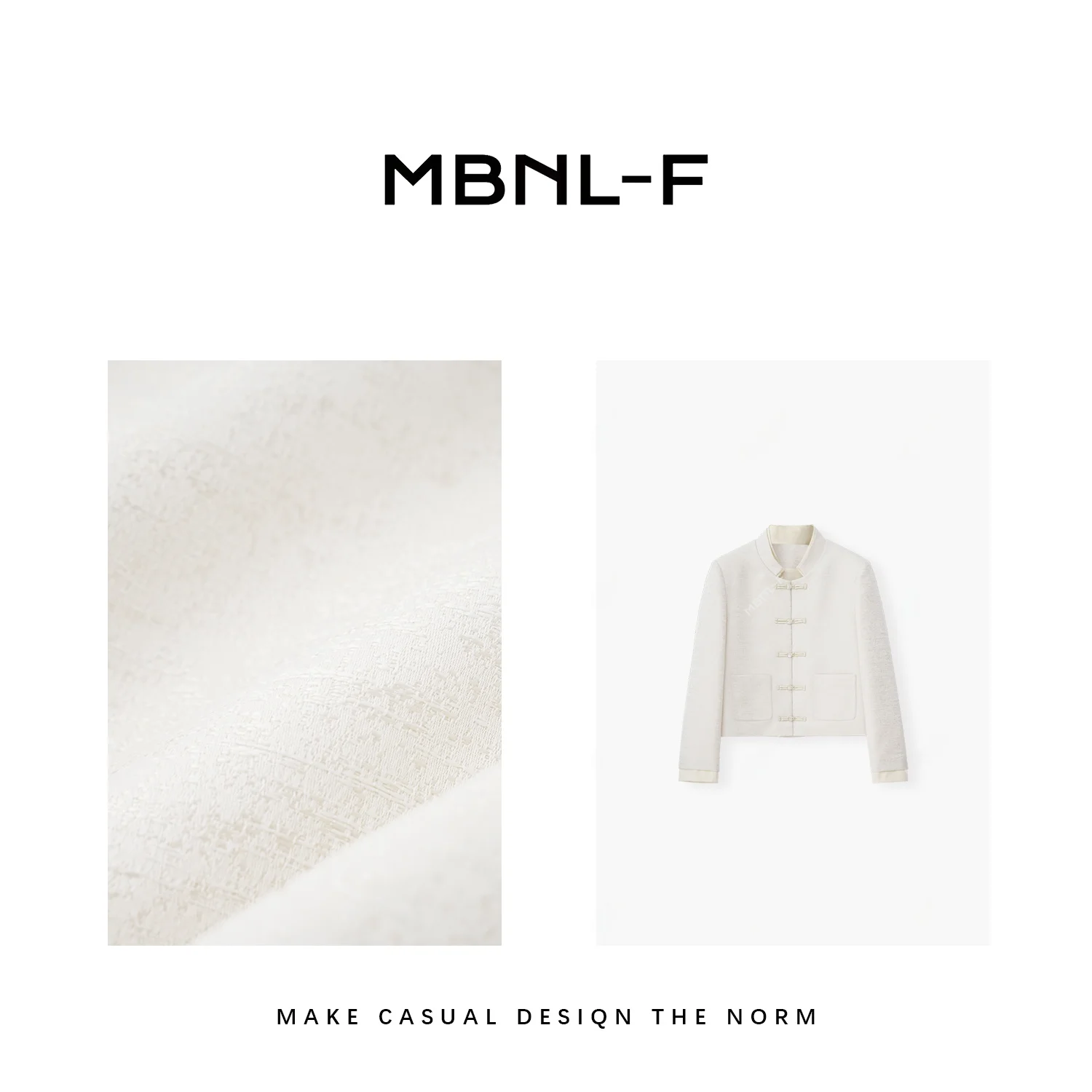 

MBNLF Camellia 2024SS Новая женская верхняя одежда для отдыха на весну и осень Jaet, универсальная китайская верхняя одежда XMGF220