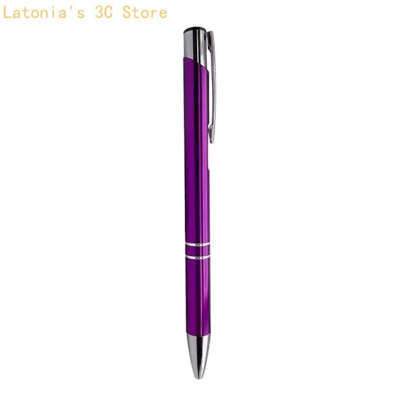 

10x Retractable Ballpoint Pen Point Work Pen Black/Blue Ballpoint Pen X3UB