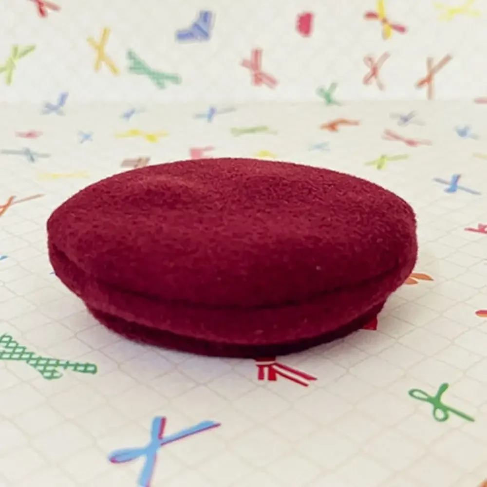 หมวกเบเร่ต์5สีหมวกเบเร่ต์สำหรับ OB11 1/11ตุ๊กตา1/12ตุ๊กตา BJD ตุ๊กตาแฟชั่นขนสัตว์สีน้ำตาลสีแดงอุปกรณ์ Topi ของเล่นของขวัญ DIY สำหรับเด็ก