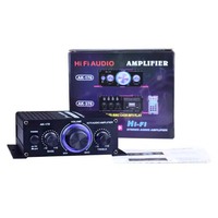 AK170 12V Mini 400W HIFI Digital Stereo Audio Amplifier FM Amplificador In AMP Car Home Radio Theater Microphone