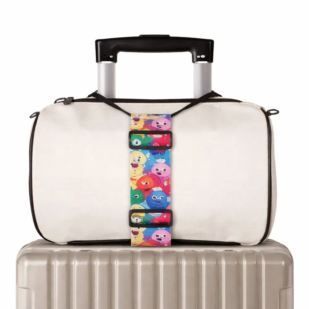 New Colorful Luggage Elastic Strap Reusable Adjustable Luggage Connector Straps Travel Suitcase Fixed Strap Luggag Accessories