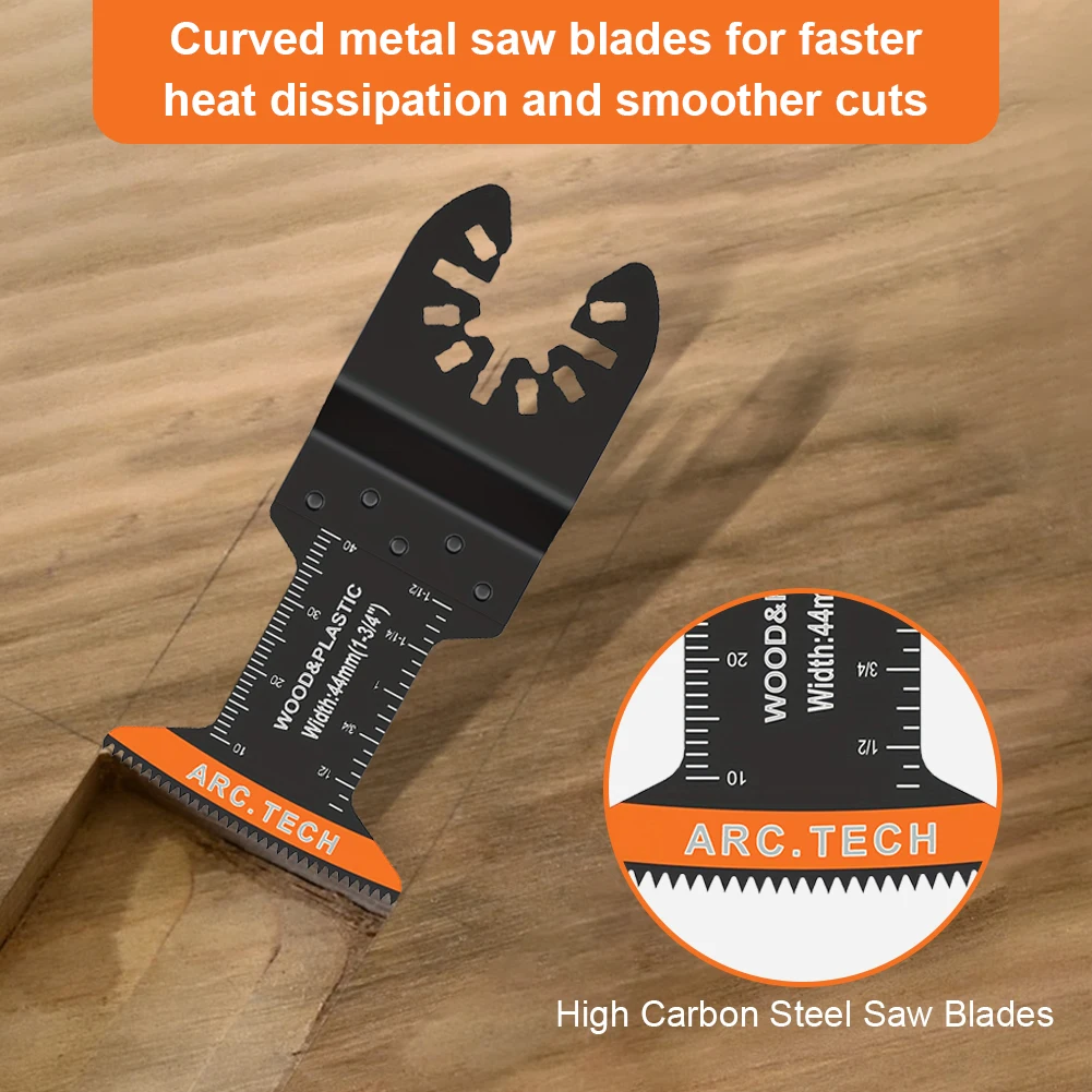 

50 PCS Oscillating Saw Blades for Wood Hard Material Metal Multitool Blades Multi Tool Blades Kit for Bosch Dremel Fein Worx