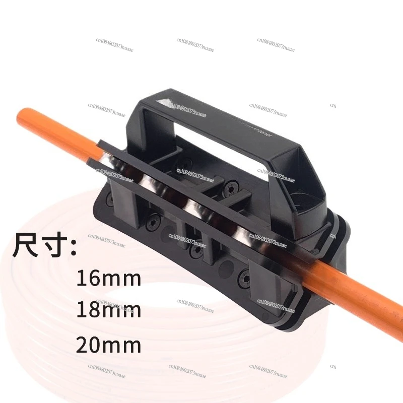 

Aluminum Plastic Tube Straightener Hand-held Correction Tool Solar Heating Pipe Manual Straightening Tool 16mm18mm20mm