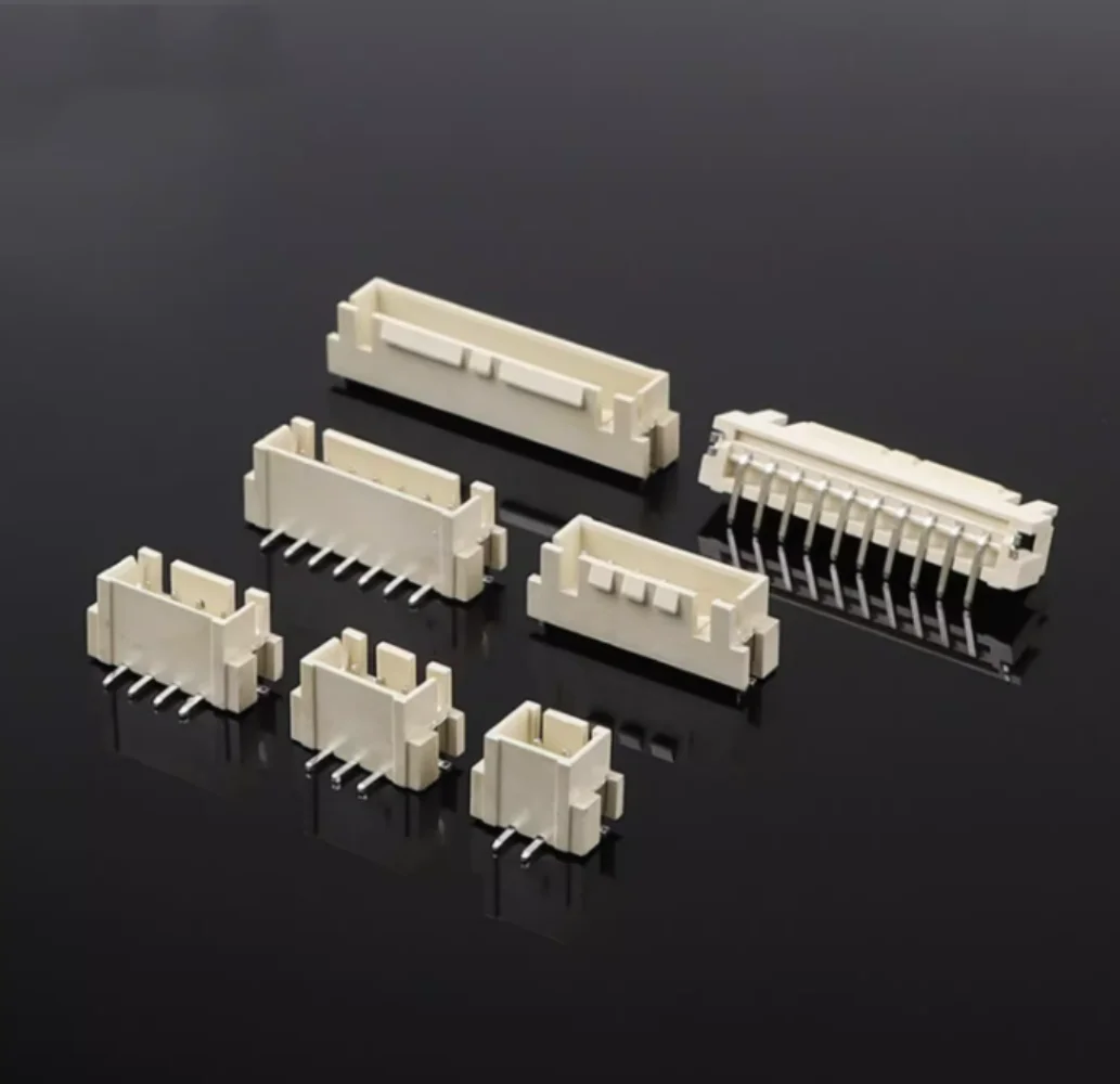 

500pcs HA/XHB2.54mm pitch upright buckle with lock buckle 2/3/4/6/8/12P connector patch pin holder