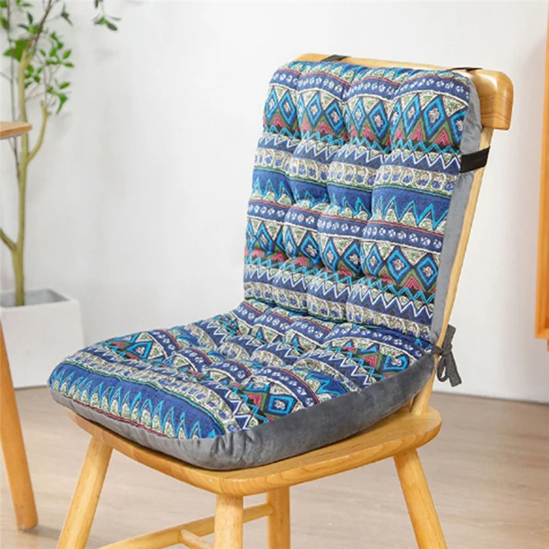 ABGR-2 pezzi Cuscini per sedie a dondolo Adirondack Cuscini per sedie da patio con schienale alto con lacci, cuscini per sedili per interni ed esterni