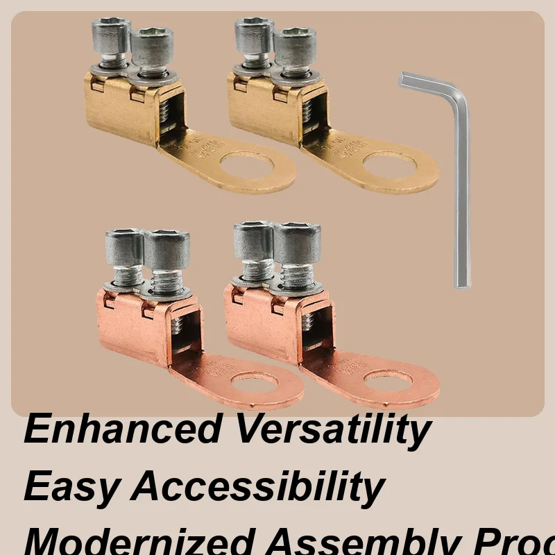 Battery Terminal Connectors Battery Cable Ends Wear-Resistant Post Terminals Junction Block With Hexagonal Wrench Cable