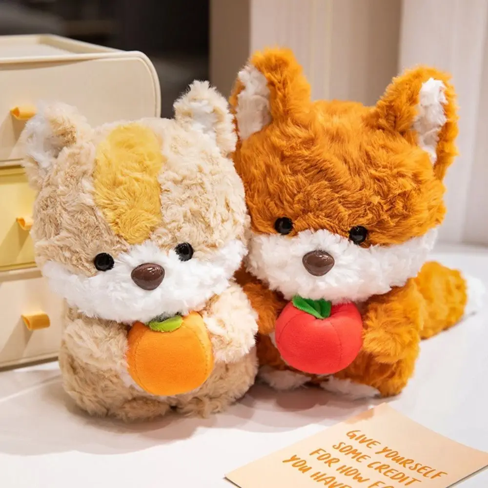 

PP Cotton Squirrel Plush Toy Persimmon Fluffy Simulation Squirrel Plush Pillow Cartoon 24cm Plush Doll Birthday Parties