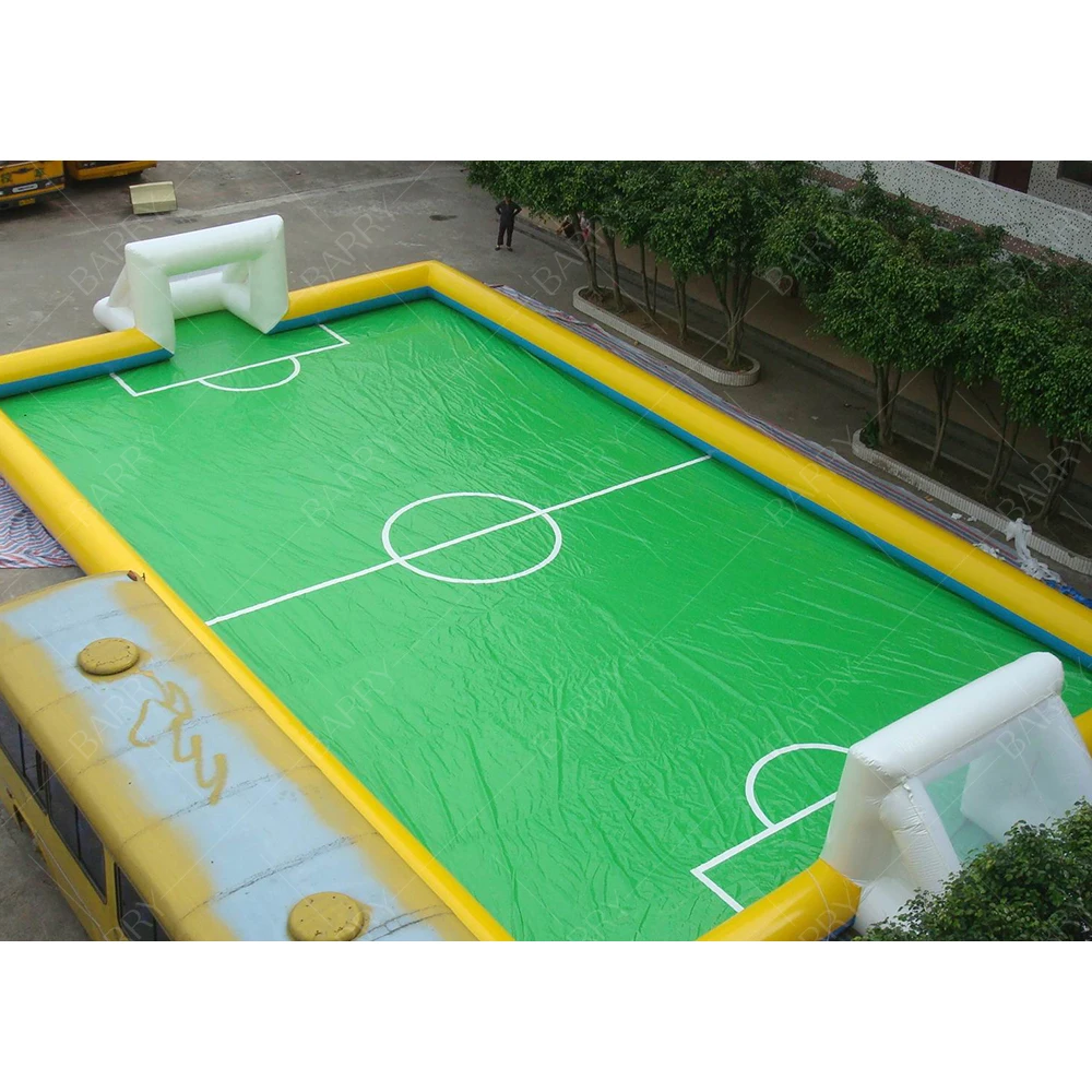 Large Outdoor Infla  Soap Soccer Field Infla  Football Pitch for Outdoor Group Sport Game Events