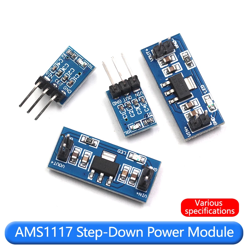 3.3V 5V power supply module AMS1117-3.3V 5V multi-channel buck regulator module board power supply board 5v to 3v