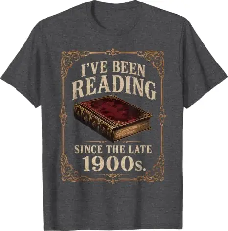 Ich habe seit den späten 1900er Jahren gerne gelesen - Lustiges Buchliebhaber-T-Shirt Y2K Vintage Reader Grafik-Spruch-T-Shirt Kleidung für Frauen Männer Geschenk – Detail 14