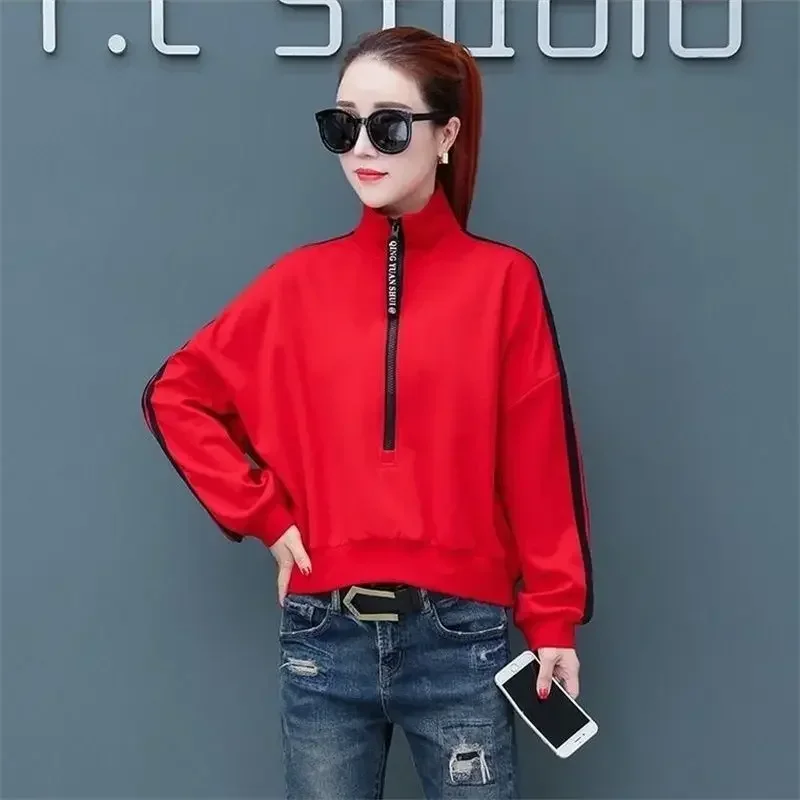 Loose Baggy Pullovers New In Women's Sweatshirts Fashion Aesthetic On Promotion Essential Korean Female Top Dropshiping 2000s E