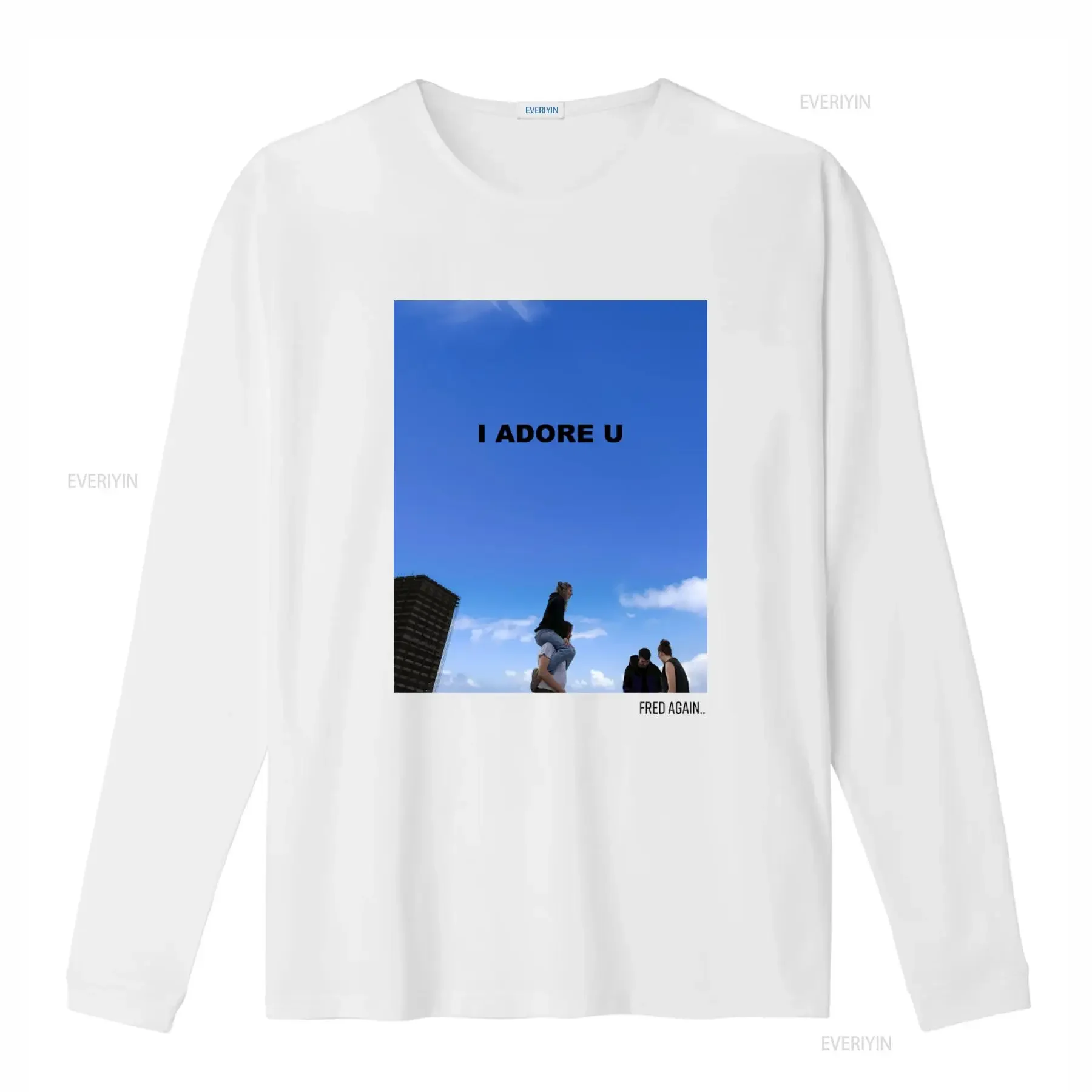 Fred Again T Shirt Merch I Adore U Streetwear  vintage Washed Unisex Slightly Stylish streetwear designer clothes Breathable