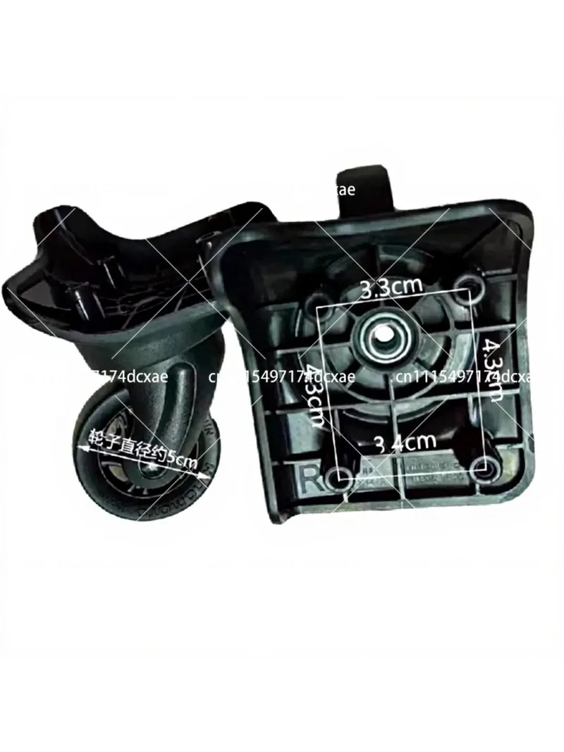 Silent Wheel Pulley Box Universal Replacement Luggage Wheel Silent Run Travel Suitcase Parts