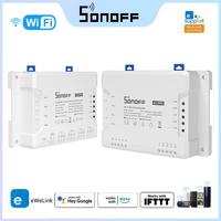 SONOFF 4CH Pro R3 Wifi Smart Switch 10A/Gang 4 Channel 433 MHZ RF Remote Wireless Lights Switches Support Alexa Google Alice