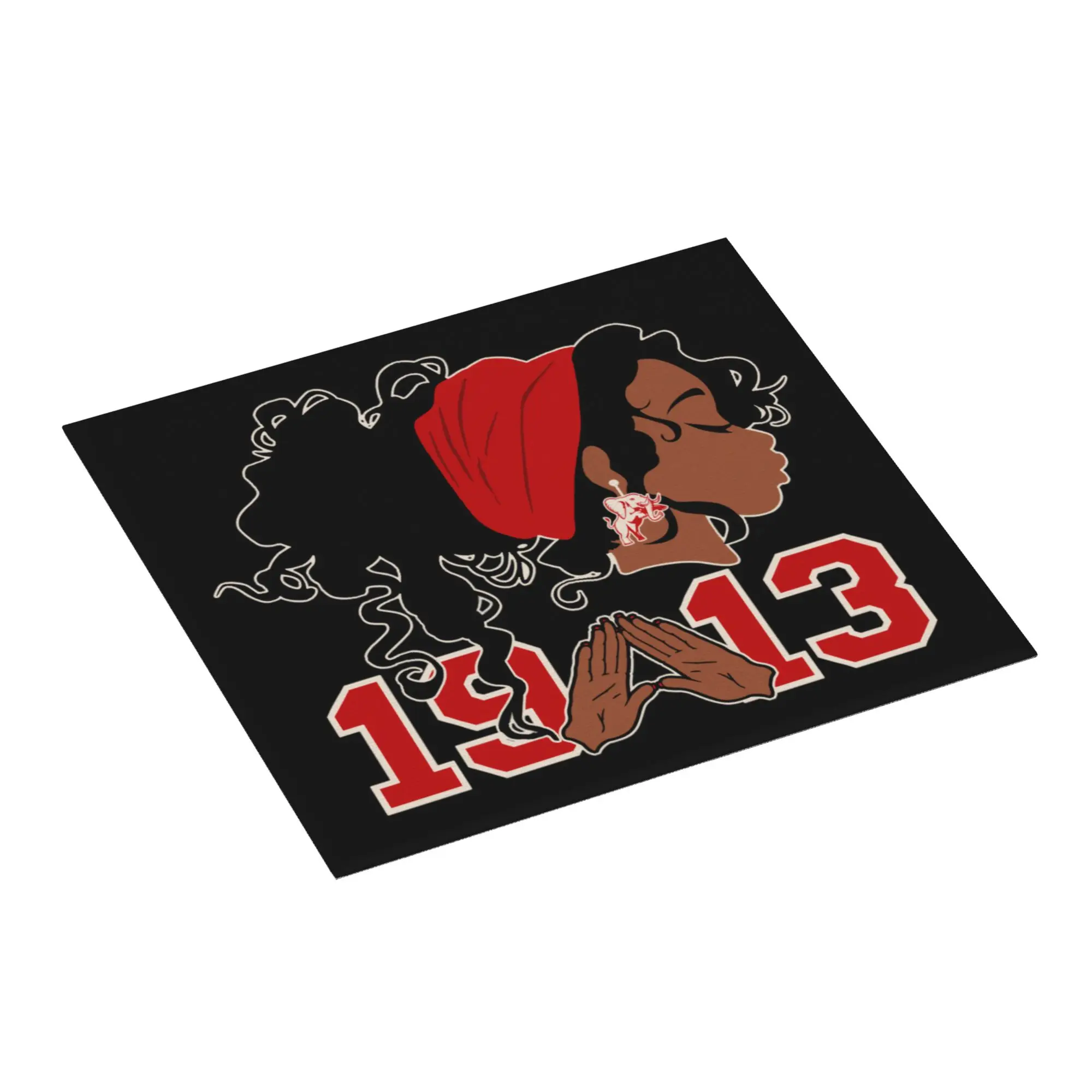 Drying Mat For Kitchen Delta Sigma Theta Sorority 1913 Barware Tableware Oil Proof Reusable  Washable Kitchen Sink Drying Pad