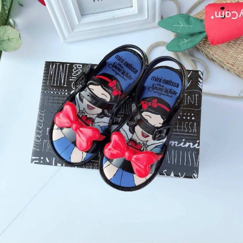 Disney Princess Girl Jelly Shoes sandali estivi neonate Melissa Sandals Cute Toddler Shoes sandali estivi Casual per bambini