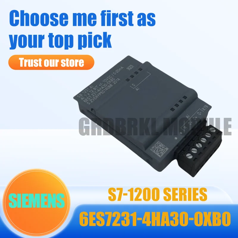 

New Original SIEMENS 6ES7231-4HA30-0XB0 6ES7 231-4HA30-0XB0 S7-1200 Analog input