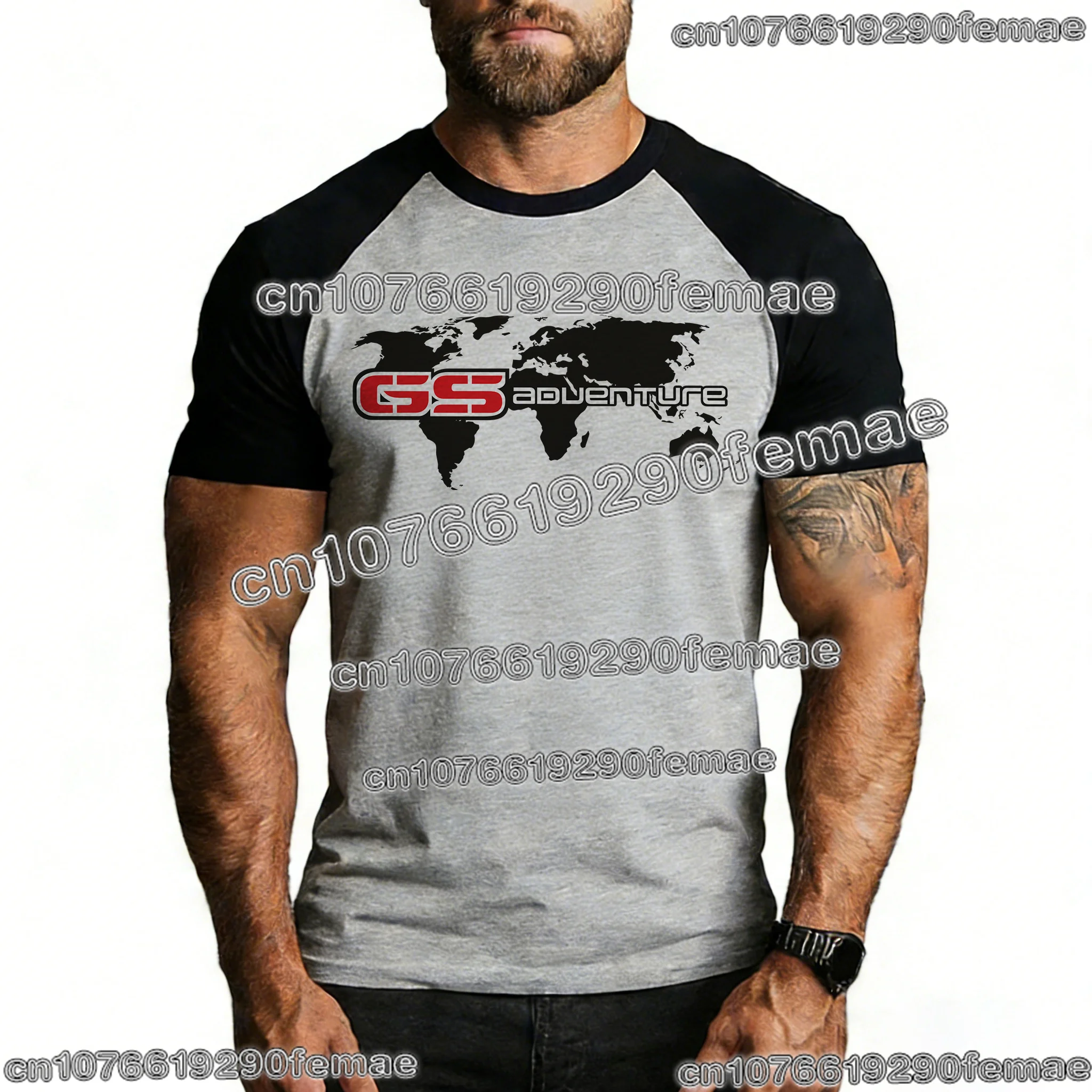 Premium GS Adventure Motorrad Commemorative Pure Cotton T-Shirt Comfortable and Stylish for Motorcycle Riders Daily Wear