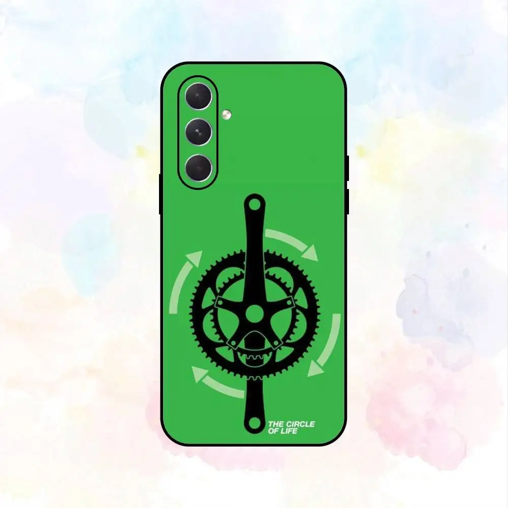 S-Sports Bike TOUR DE France 電話ケース Samsung Galaxy A73、A72、A71、A70、A53、A52、A51、その他用 ソフトブラックシェル