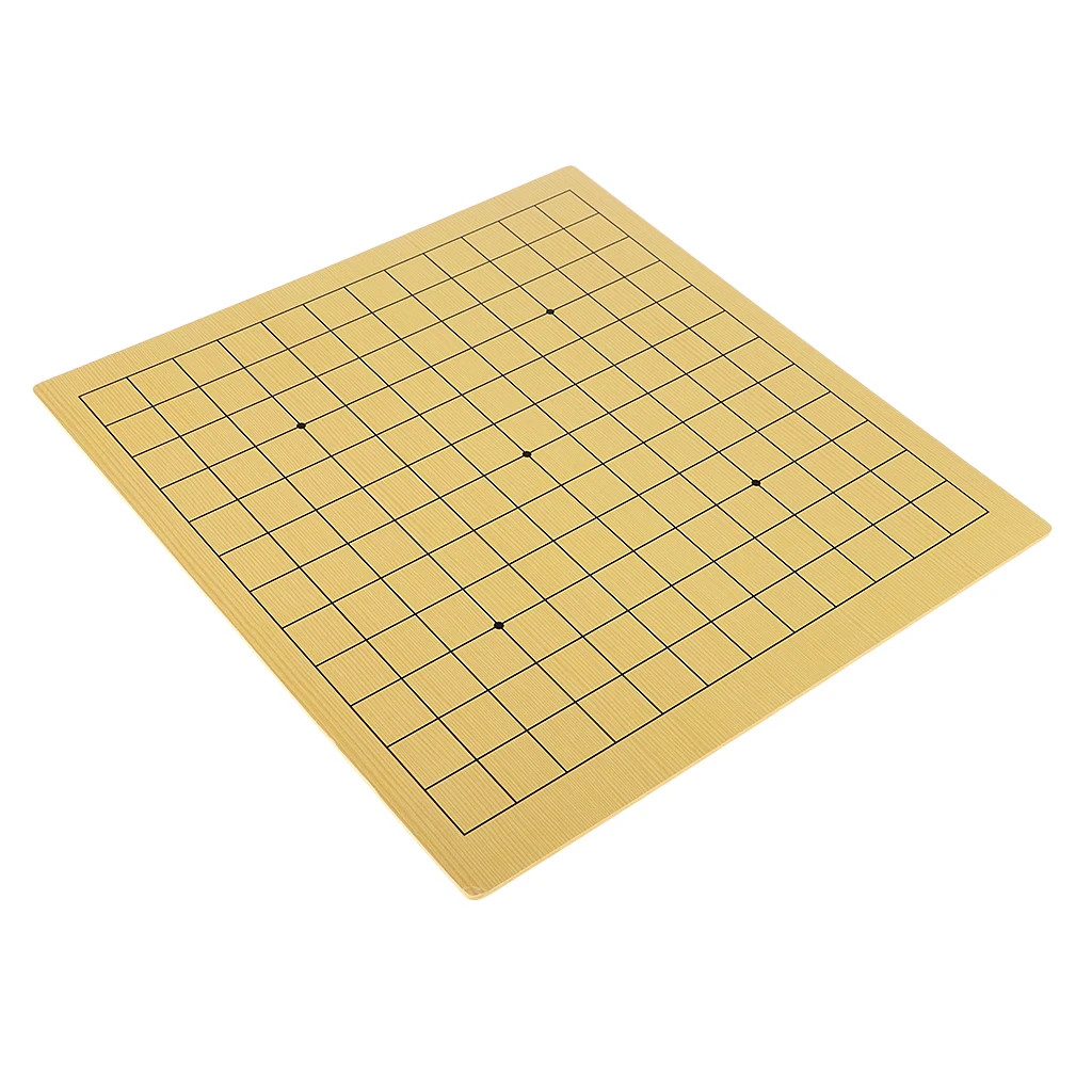 Plateau de Weiqi en bois de qualité supérieure, double face, accessoire de jeu d'échecs miniature pour la famille et la salle de classe