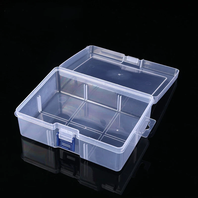 Large Pp Transparent Plastic Tool Storage Box Large Capacity Electronic Components Cosmetics Stationery Packaging Box