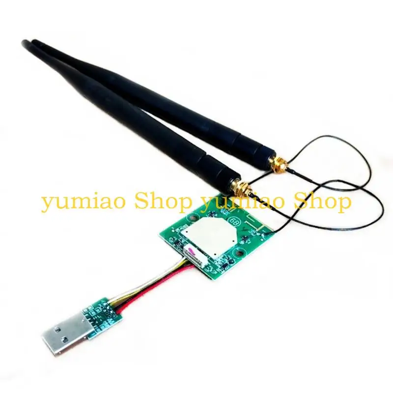 587B High Power Double Band WiFi Adapters 1Pcs For ARM Devices Wireless Transmission Monitoring Systems