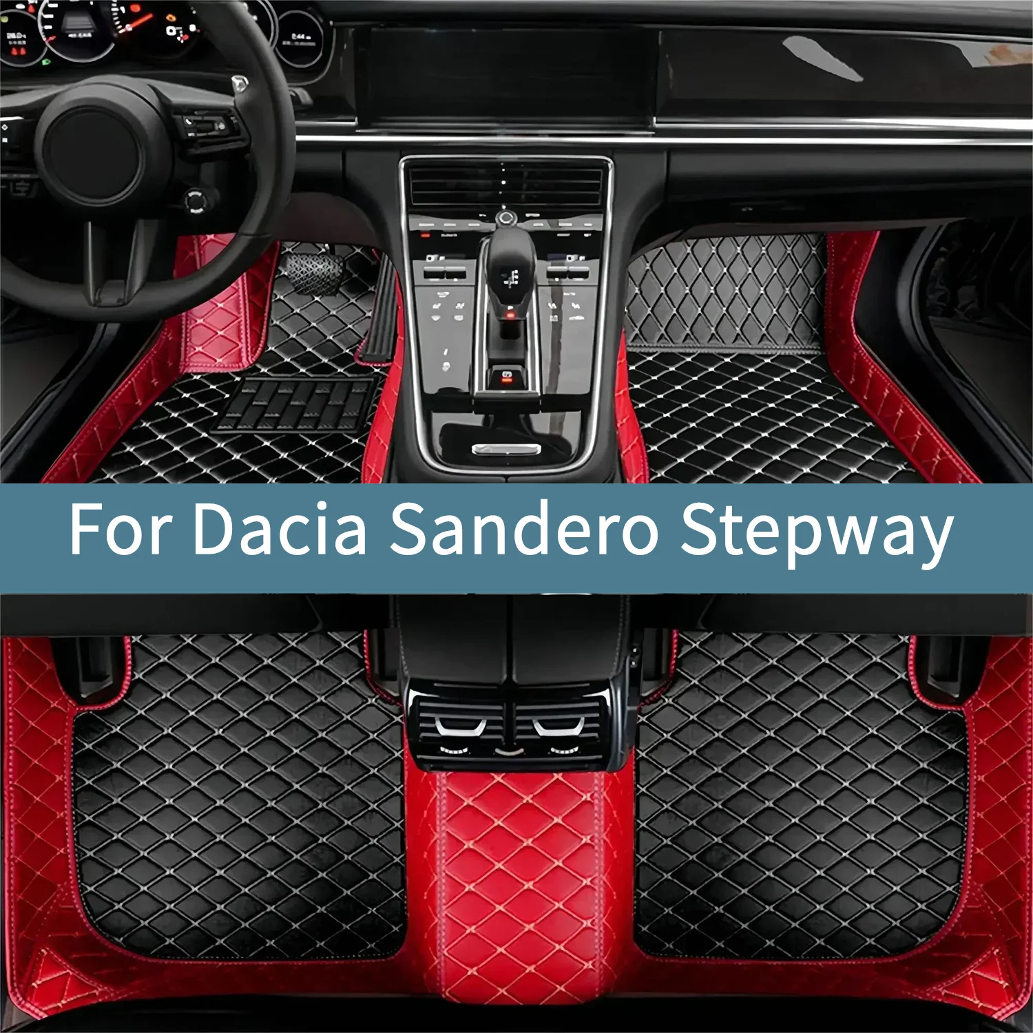 

Car Floor Mats For Dacia Sandero Stepway 2009 2010 2011 2012 2013 2014 2015 Waterproof Full Set Floor Mats For Cars Accessories