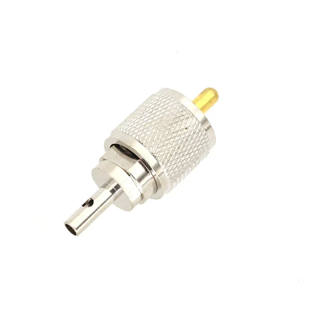 Conector macho UHF engarzado para adaptador RF de Cable RG316 RG174 LMR100 RG178