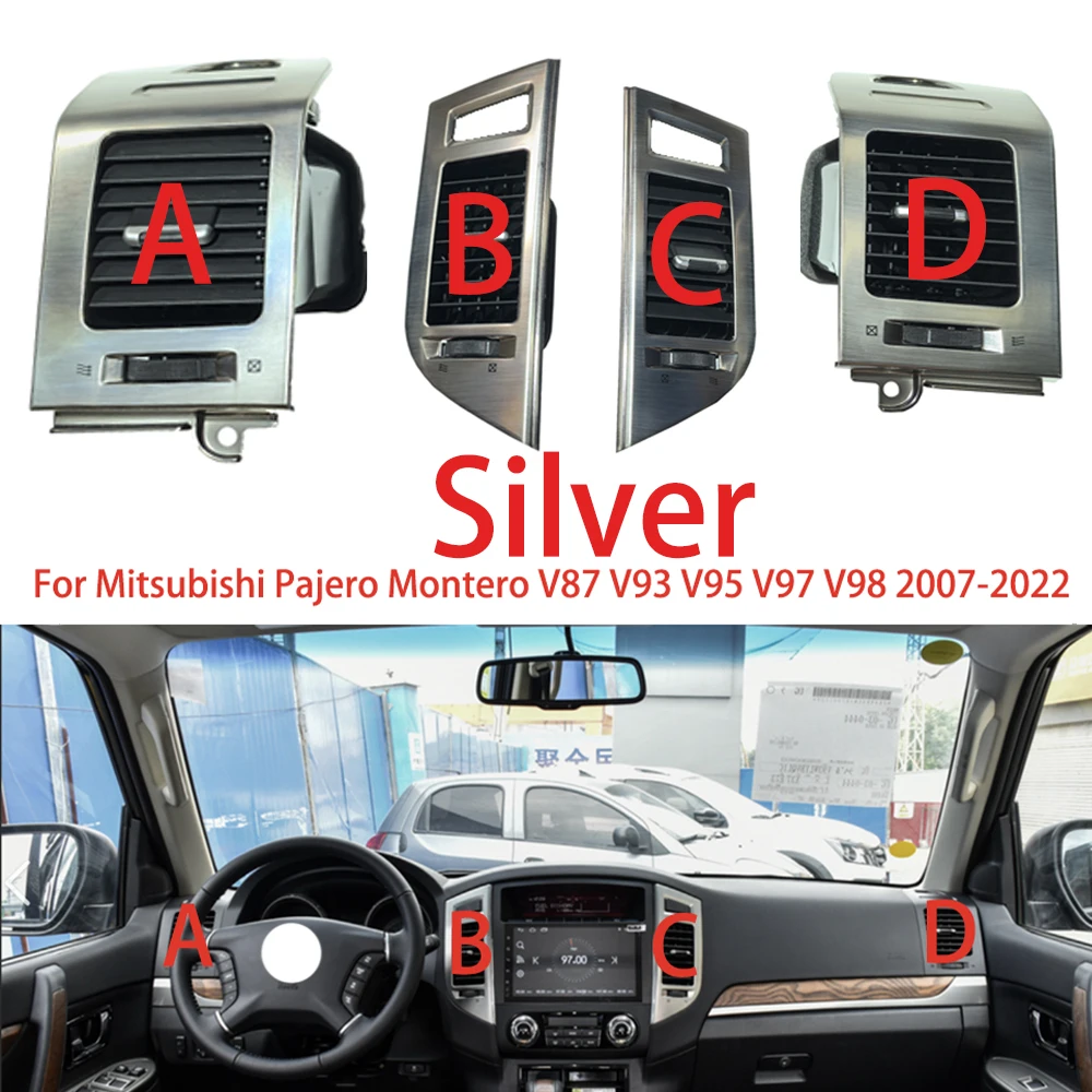 

Y 1PCS Instrument Panel Board A/C Air Conditioner For Mitsubishi Pajero Montero V87 V93 V95 V97 V98 2007-2022 Air Vent Outlet