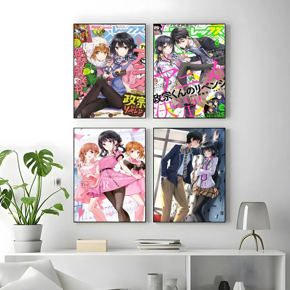 Anime Masamune-kun's Revenge Poster Poster High Quality Wall Art for Home Office Bedroom Living Room Perfect