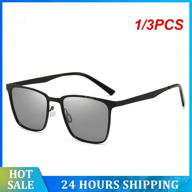 

1/3PCS Travel Sun Glasses Vintage Sunshade Eyewear Luxury Sunglasses Sunglasses For Men High Quality Polarized