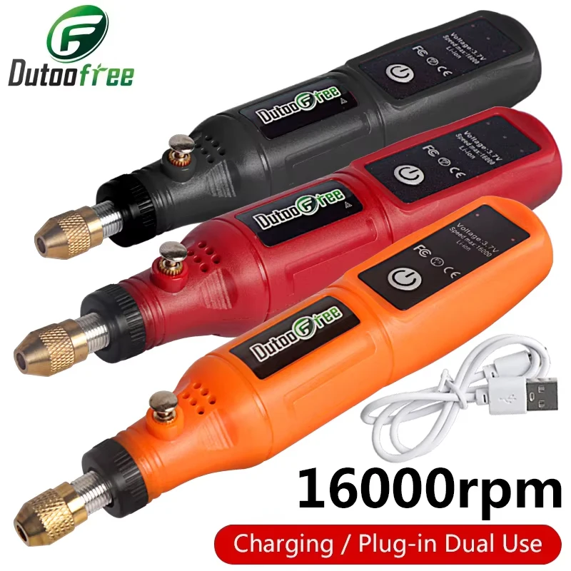 Cordless Rotary Tool Kit Accessories - 3.7V Mini Kablosuz Matkap Gravür Parlatma