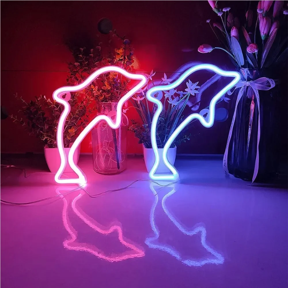 LED Neon Night Light แขวนผนังป้ายนีออนสําหรับห้องเด็กบ้านห้องนอนปาร์ตี้บาร์งานแต่งงานตกแต่งคริสต์มาสของขวัญโคมไฟนีออน