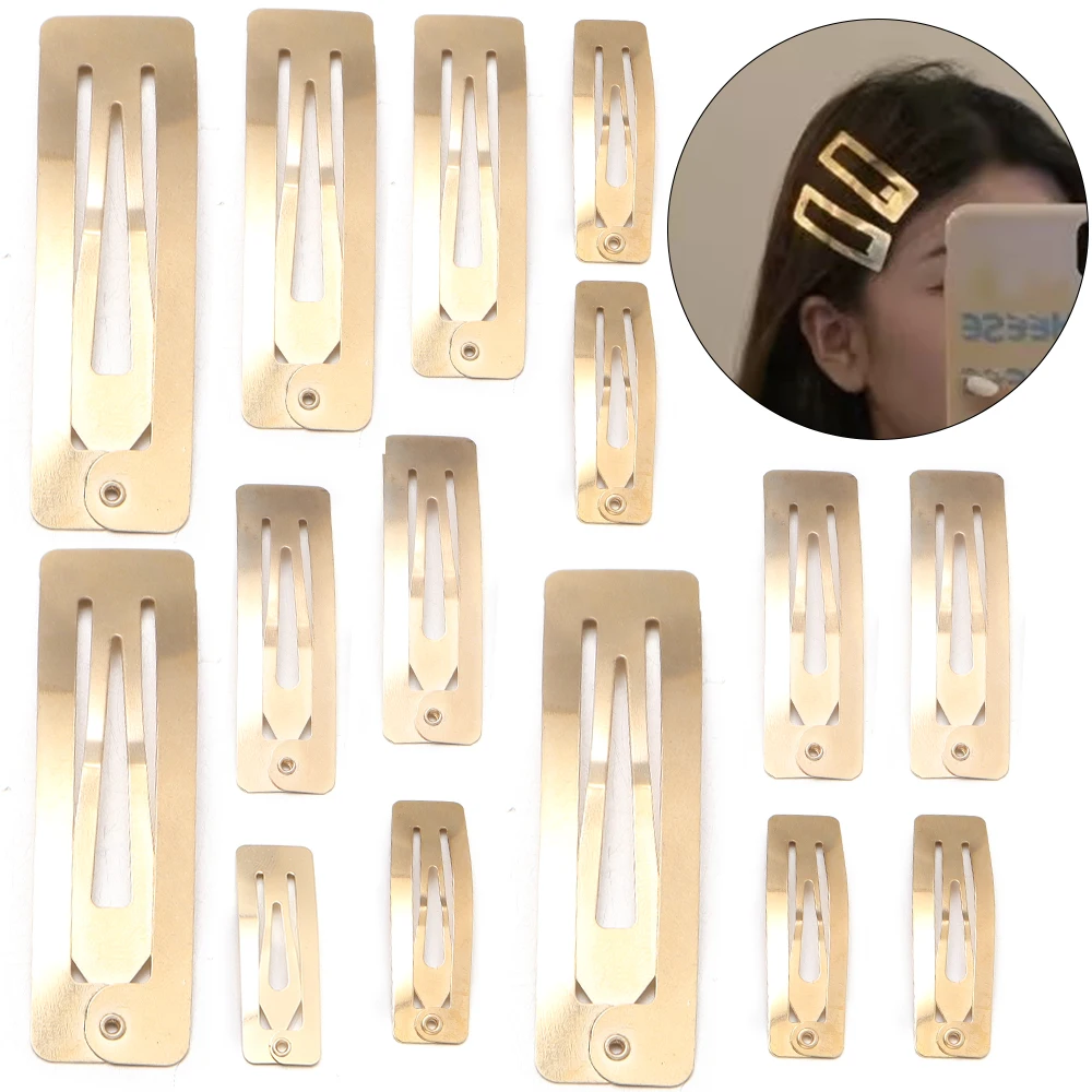 10 Stück/Set Metall-Haarspangen Rechteckige Haarklammern BB-Haarnadeln für DIY-Haarspangen-Herstellung Haaraccessoires – Detail 4