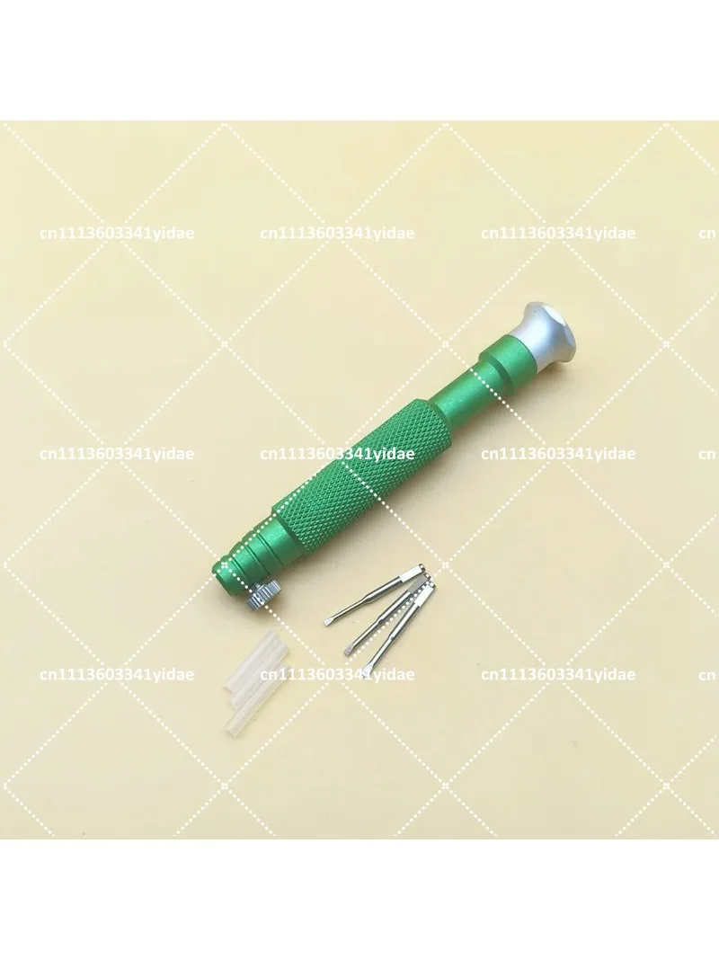Screwdriver with Replacement Bits, Multi-Purpose Repair Tool, Manual Force Applicator, Hardware Hand Tool