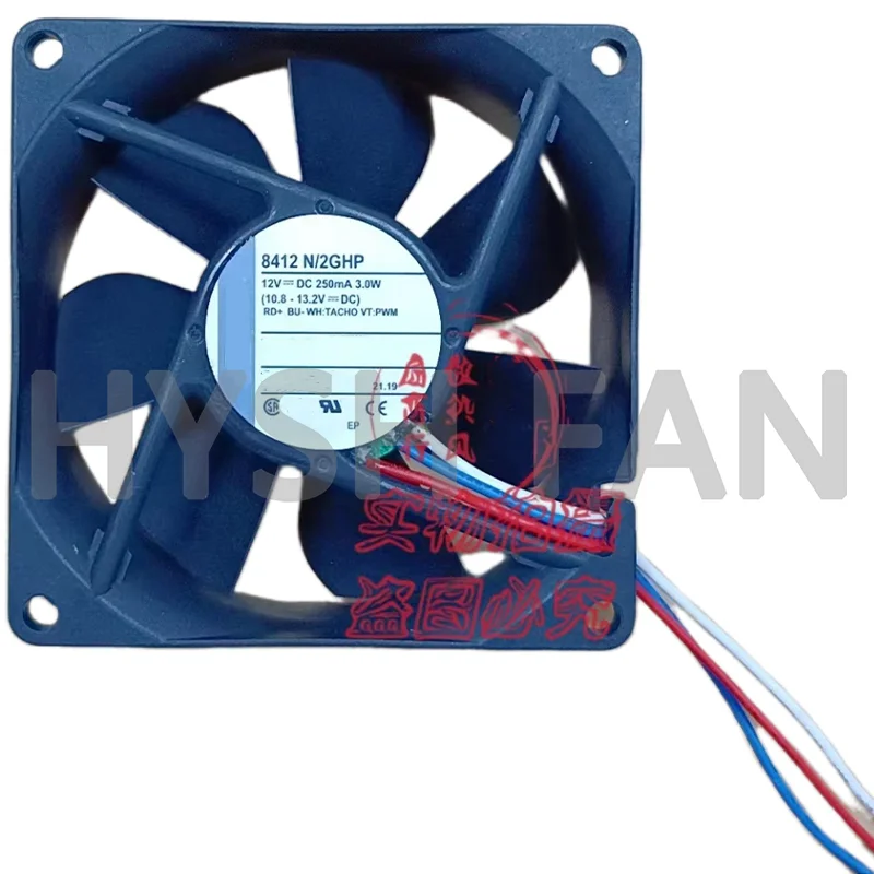 Kipas pendingin Inverter 8412N/2ghp 8025 12V 3.0W