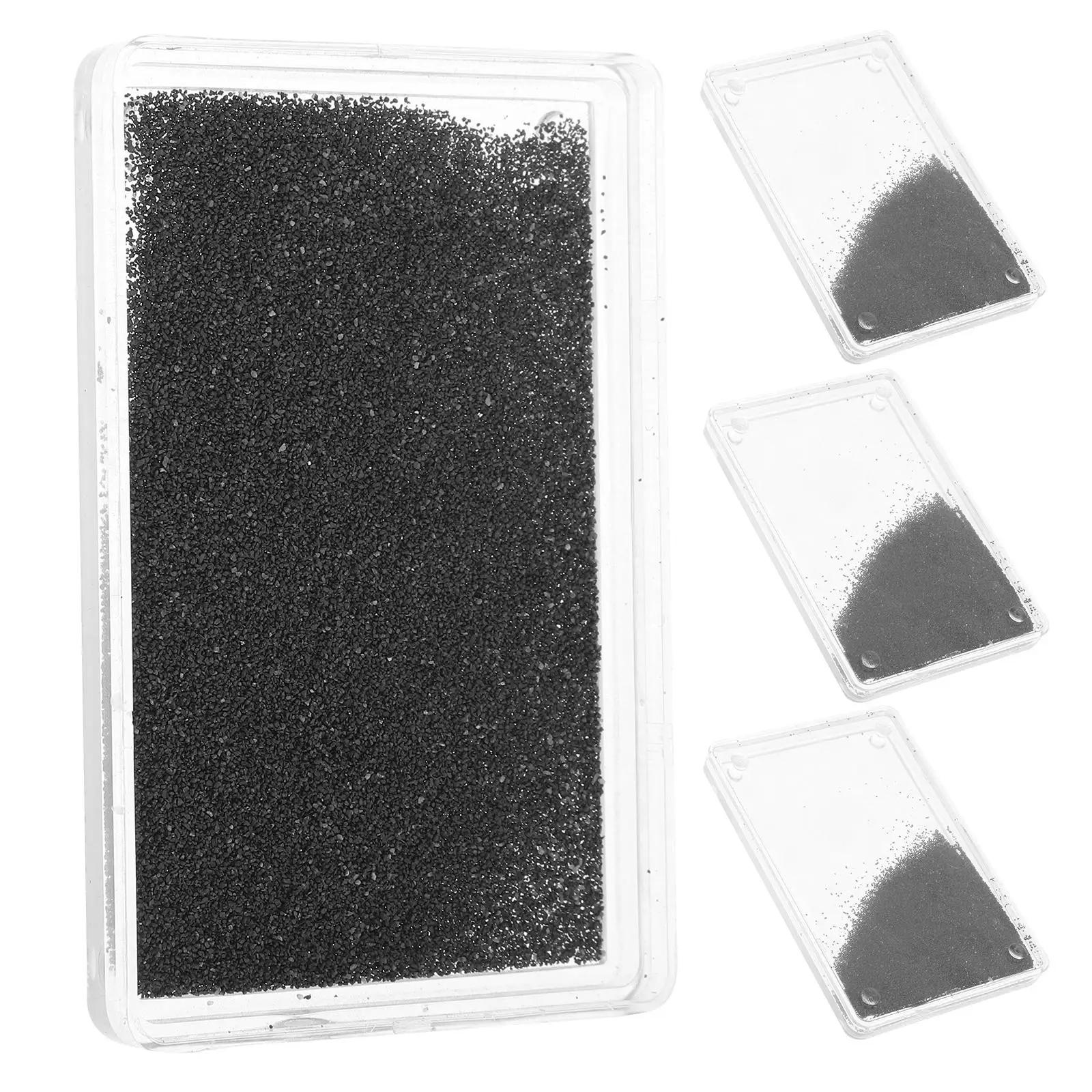

4pcs Magnetic Field Iron Powder Box Filings ABS Science Teaching Instrument Physics Lab Equipment Electromagnetism Tool