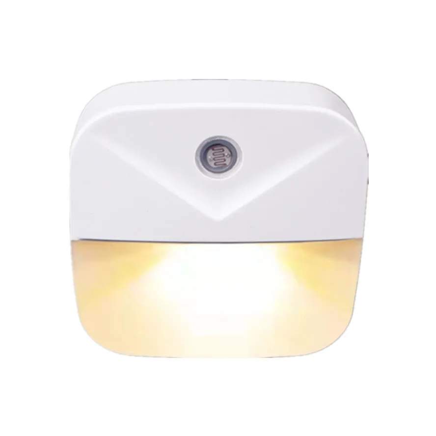 LED EU Plug Night Light Wireless Light control Sensor Dusk-to-Dawn Night Lights For Baby Kids Bedside Bedroom Corridor Lamp