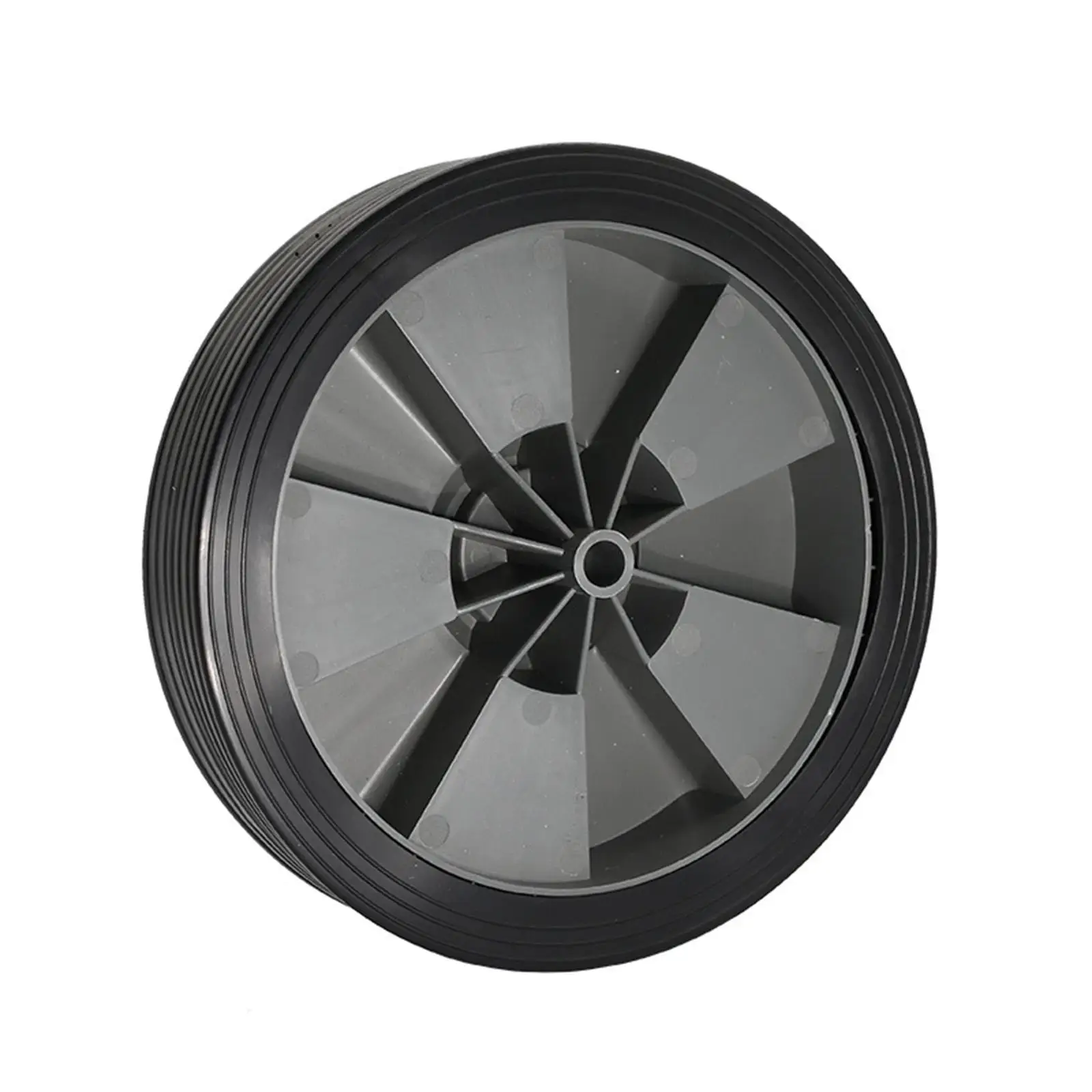 2x Grill Wheel Easy Install Garden Hole Diameter 1.1cm for Most Grill Open Carts Replacement Universal Wheel Tool Accessories