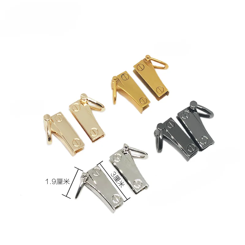 Perforation-free bag transformation side clip metal colorfast accessories clutch DIY hardware chain clip