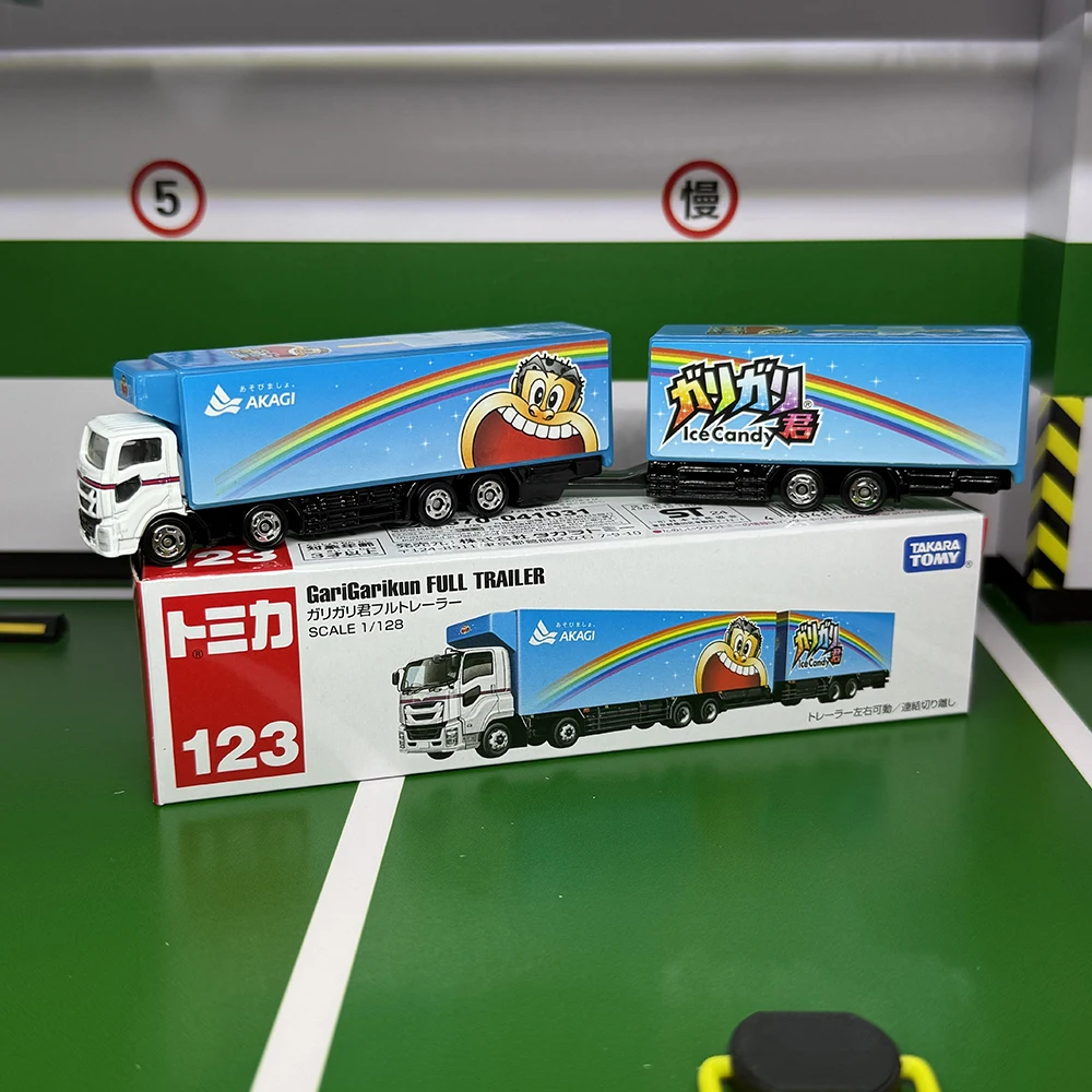 Langer Typ Tomica Nr. 123 Garigari Jungen-Eisbar, kompletter Anhänger (Tomica), Druckguss-Legierung, Automodus-Sammlung, Display, Jungenspielzeug, Geschenk