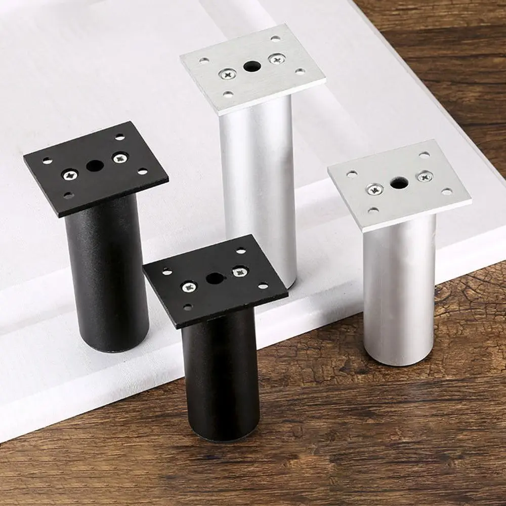 Adjustable Furniture Legs Replacement Aluminium Alloy Cabinet Legs Wear-resistant Anti Scratch Nightstand Storage Box Leg
