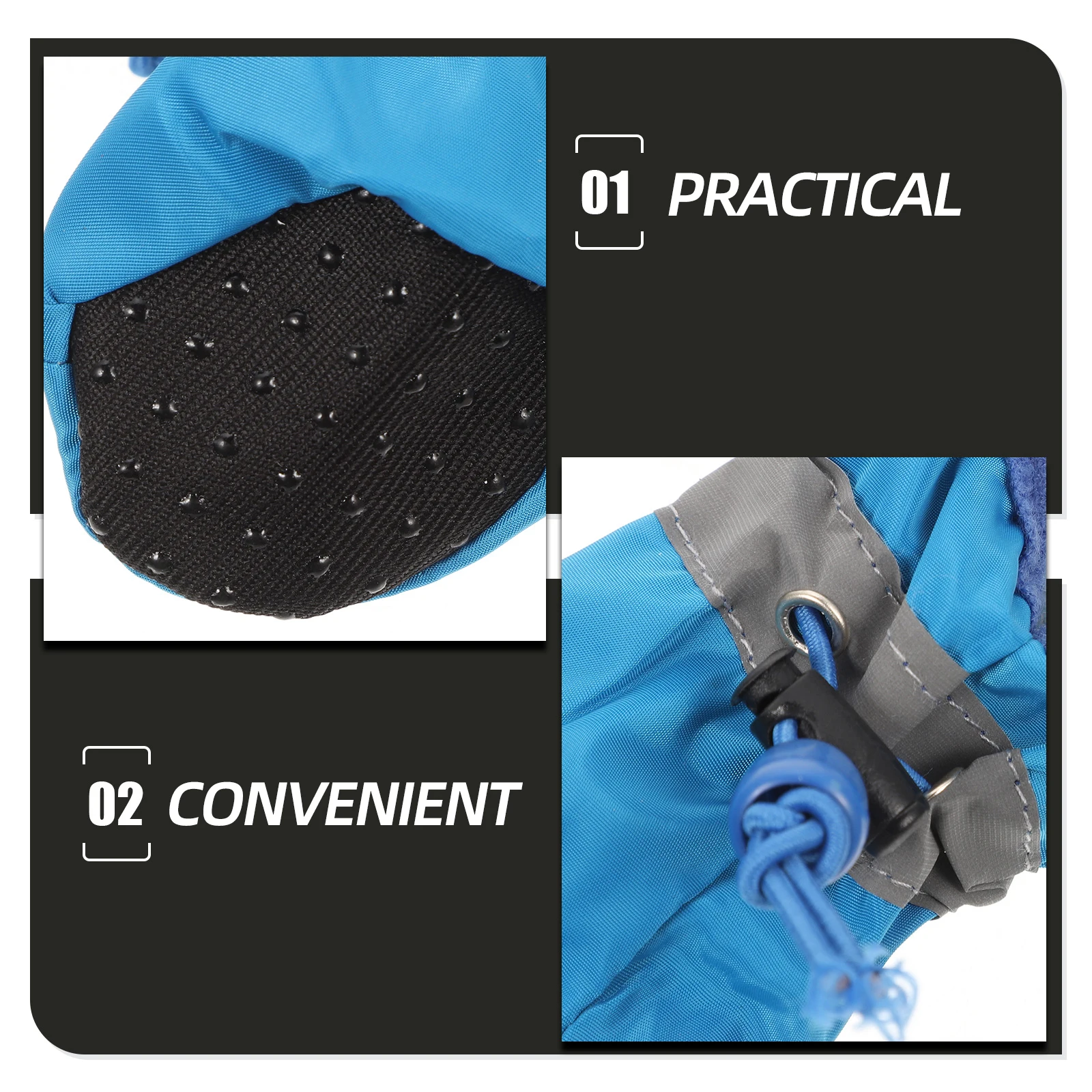 

4 Pcs Dog Waterproof Boots Booties for Small Dogs Paws Shoes Protection Protector