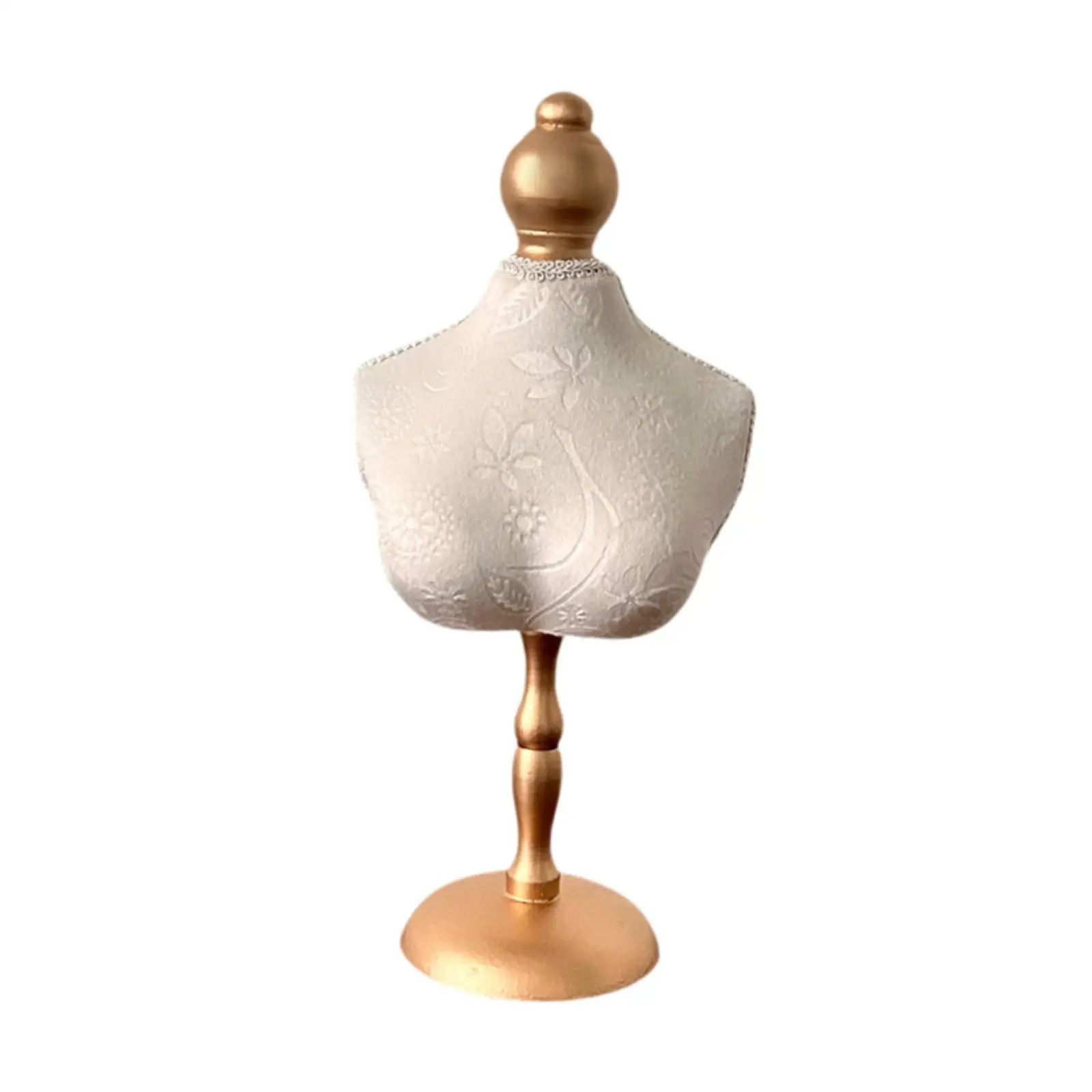Necklace Display Stand Storage Jewelry Bust Jewelry Display Stand for Retail Store Personal Use Business Dresser Countertop