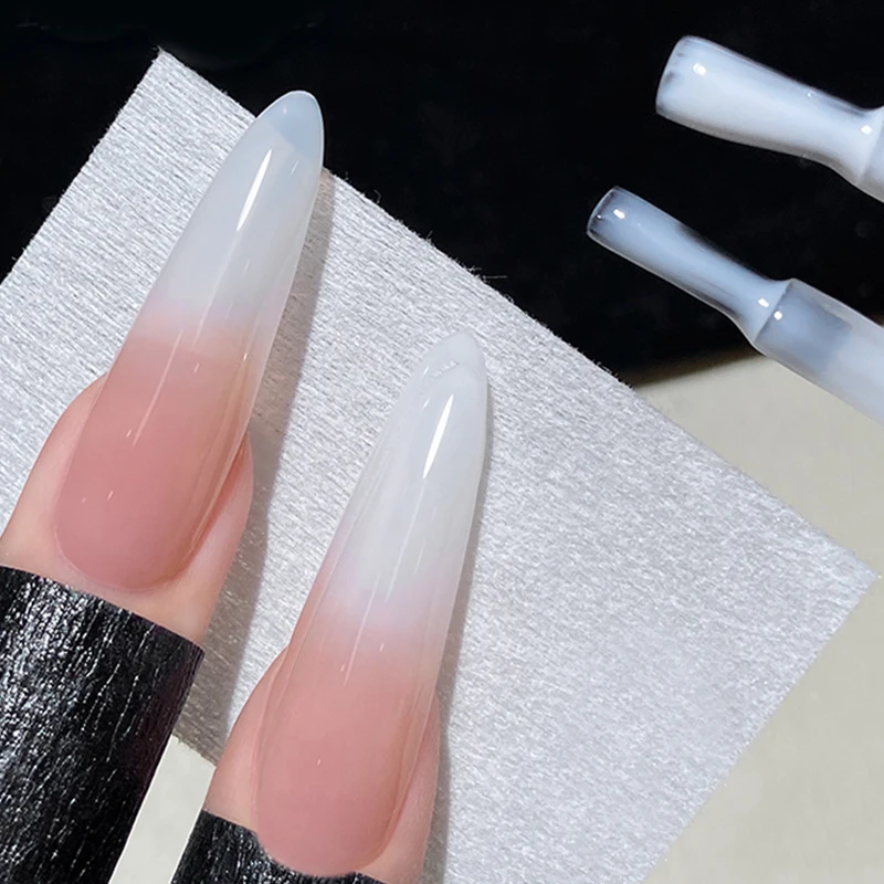 BORN PRETTY 1PC Milky Jelly White Nail Gel Polish Multiple White Base Semi Permanent Soak Off UV LED Gel Manicure Nail Art